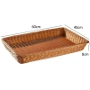 Giỏ Nhựa Mây Tre Đan Vintage - Rổ Đựng Hoa Quả Dã Ngoại, Decor, Giá 63.000đ 8