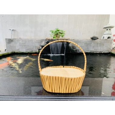 Giỏ Ovan Mây Tre Giá Sỉ 35.000 - Quà Tết, Giỏ Hoa, Giỏ Trái Cây Đẹp