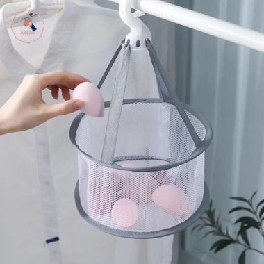 Giỏ phơi cọ trang điểm AACAR - Giá phơi lưới gập lại, giảm giá 25.190 VND