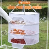 Giỏ Phơi Đa Năng 3 Tầng DOMES Lồng Sấy Thực Phẩm Chống Côn Trùng Phơi Khô Quần Áo Gấp Gọn Giá 33.000 đồng