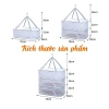 Giỏ Phơi Đa Năng 3 Tầng DOMES Lồng Sấy Thực Phẩm Chống Côn Trùng Phơi Khô Quần Áo Gấp Gọn Giá 33.000 đồng 9
