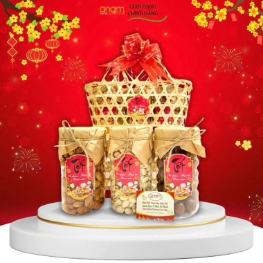Giỏ Quà Biếu Tết Hạt Mix Nhiều Loại Dinh Dưỡng Cao Cấp - Giá Ưu Đãi 269k 6 Giỏ Quà Biếu Tết Hạt Mix Nhiều Loại Dinh Dưỡng Cao Cấp - Giá Ưu Đãi 269k 6