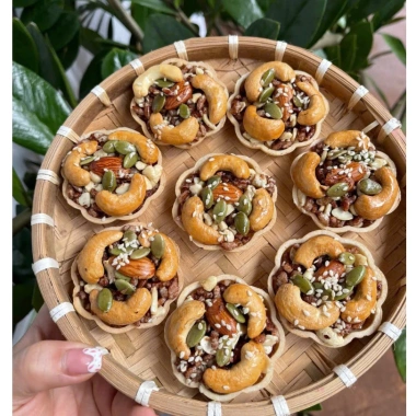 Giỏ Quà Tết 2.026 500g Bánh Hoa Mai Ăn Kiêng Giảm Cân - Quà Tặng Ý Nghĩa 149k 5