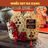 Giỏ quà Tết 2.026 Bính Ngọ mây tre đan - Set hạt dinh dưỡng, sinh thái, giá 209.000 VND 4