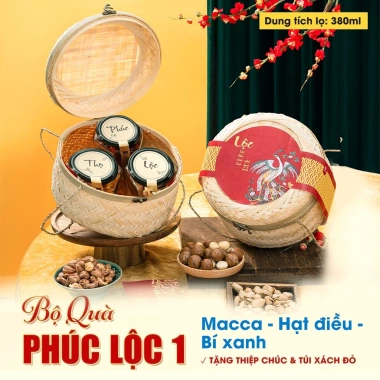 Giỏ quà Tết 2.026 mây tre đan - Hạt dinh dưỡng hỗ trợ sức khỏe La'zen, giảm còn 447.450₫ 6