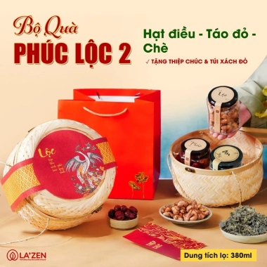 Giỏ quà Tết 2.026 mây tre đan - Hạt dinh dưỡng hỗ trợ sức khỏe La'zen, giảm còn 447.450₫ 10