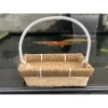 Giỏ quà Tết giỏ trái cây, giỏ hoa quả mây viền cói - Giá sỉ 60.000, giảm còn 48.000 VNĐ 2
