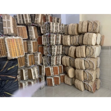 Giỏ quà Tết giỏ trái cây, giỏ hoa quả mây viền cói - Giá sỉ 60.000, giảm còn 48.000 VNĐ 4