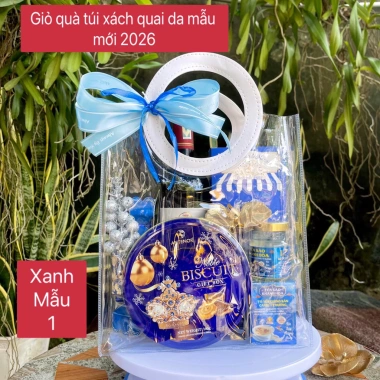 Giỏ quà Tết quai da mẫu 2.026 sang trọng, ý nghĩa – Giá chỉ 199.000 VND, giảm từ 258.700 VND 3