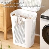 Giỏ Quần Áo Bánh Xe Nhựa Bền - Thùng Đựng Đồ Gia Đình Tay Cầm Tiện Lợi 8