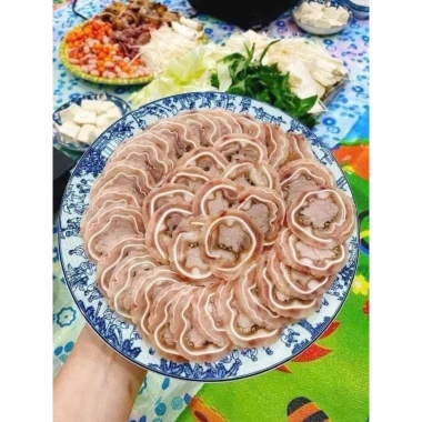 Giò tai cuốn lưỡi tai heo cuốn bắp bò ủ muối thảo mộc 350-500g kèm chấm thần thánh giảm giá 150k 2