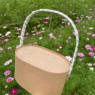 Giỏ thô hình bầu dục cứng cáp cho hoa quả, trái cây, yến - chỉ 23.000đ 2