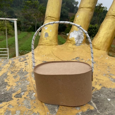 Giỏ thô hình bầu dục cứng cáp cho hoa quả, trái cây, yến - chỉ 23.000đ 4