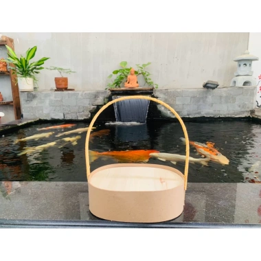 Giỏ trơn bầu dục Giỏ hoa quả, trái cây, quà Tết, quà biếu, chỉ 32.000₫