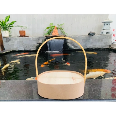 Giỏ trơn bầu dục Giỏ hoa quả, trái cây, quà Tết, quà biếu, chỉ 32.000₫ 3