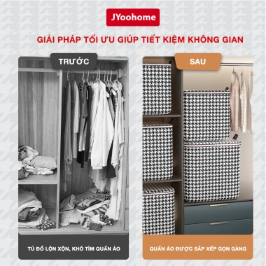 Giỏ vải JYoohome 100L-140L Đựng quần áo, chăn màn - Gấp gọn, giá 32.000đ