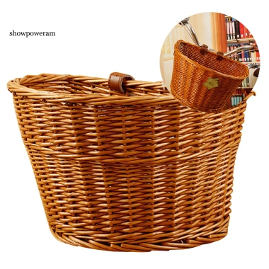 Giỏ xe đạp SPM chống thời tiết, dung tích lớn, kèm khăn lau tay dệt - Giá 380.619