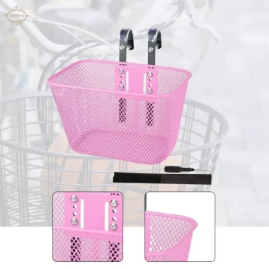 Giỏ xe đạp trẻ em kim loại tải lớn bền lâu phù hợp xe ba bánh - Giá 152.900₫ 2