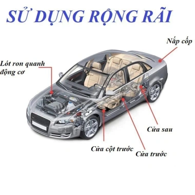 Gioăng Cao Su Chữ B Nâng Cấp Chống Ồn, Chống Bụi, Dán Cửa Xe Ô Tô Giá 70.000₫ 3