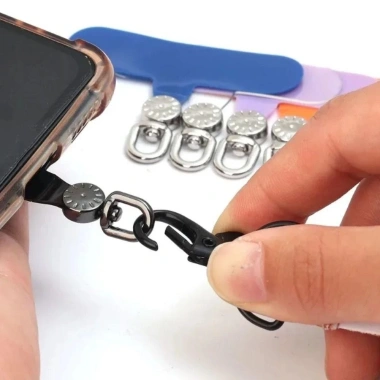 Gioăng dây buộc điện thoại NLINNI 360° xoay được, dây treo kim loại Snap, thay thế kẹp thẻ TPR bền bỉ – chỉ 48.400đ 4 Gioăng dây buộc điện thoại NLINNI 360° xoay được, dây treo kim loại Snap, thay thế kẹp thẻ TPR bền bỉ – chỉ 48.400đ 4