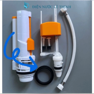 Gioăng két nước bồn cầu 2 khối - Ron xốp 3 tầng dày, chống rò rỉ, giá chỉ 26.000₫