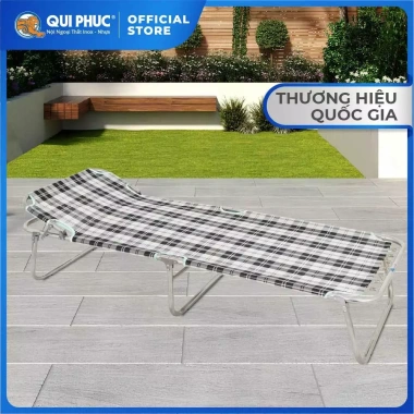 Giường gấp gọn inox Deli QUI PHÚC – Lưới bố cao cấp, thoáng khí, đàn hồi tốt, bền chắc, dễ cất giữ, mang đi 2 Giường gấp gọn inox Deli QUI PHÚC – Lưới bố cao cấp, thoáng khí, đàn hồi tốt, bền chắc, dễ cất giữ, mang đi 2
