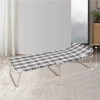 Giường gấp gọn inox Deli QUI PHÚC – Lưới bố cao cấp, thoáng khí, đàn hồi tốt, bền chắc, dễ cất giữ, mang đi 3