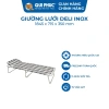 Giường gấp gọn inox Deli QUI PHÚC – Lưới bố cao cấp, thoáng khí, đàn hồi tốt, bền chắc, dễ cất giữ, mang đi 7