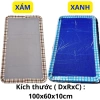 Giường lưới điều hòa cho bé 100x60cm vuông tròn, thoáng mát, an toàn, dễ vệ sinh