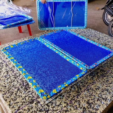 Giường lưới điều hòa cho bé 100x60cm vuông tròn, thoáng mát, an toàn, dễ vệ sinh 2 Giường lưới điều hòa cho bé 100x60cm vuông tròn, thoáng mát, an toàn, dễ vệ sinh 2