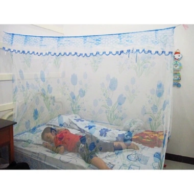 Giường mùng dây Tuyn Hoa Màn Thủ Đô 10/10 cao 2m không cửa - Size 1.6-2m x 2m2, bảo hành 7 ngày, 79.000 VND