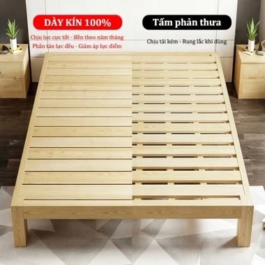 Giường Ngợp Hiện Đại - Tặng Tủ Đầu Giường Cao Cấp Gỗ Công Nghiệp Bền Đẹp
