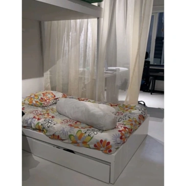 Giường ngủ 2 hộc dài melamine cao cấp - Bền đẹp, giảm giá 2.2 triệu