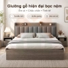 Giường ngủ gỗ hiện đại cao cấp, thiết kế tự nhiên, ngăn chứa tiện lợi, chắc chắn sang trọng - chỉ 1.799.500₫ 2