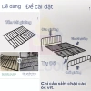Giường sắt mỹ nghệ khung thép 1m‑1m8 đa kích thước, giảm 20% chỉ 1,088,000₫ 2