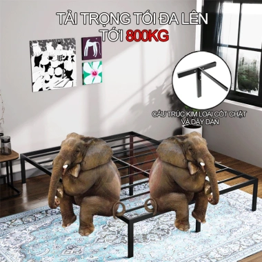 Giường sắt thanh đỡ thép - Bảng giường ổn định, yên tĩnh, giá ưu đãi 238.600₫ 8 Giường sắt thanh đỡ thép - Bảng giường ổn định, yên tĩnh, giá ưu đãi 238.600₫ 8