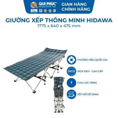 Giường xếp Hidawa QUI PHÚC - Lưới bố cao cấp, thoáng khí, gập mở dễ dàng, xếp gọn tiện lợi, 1.008.600₫ 6 Giường xếp Hidawa QUI PHÚC - Lưới bố cao cấp, thoáng khí, gập mở dễ dàng, xếp gọn tiện lợi, 1.008.600₫ 6