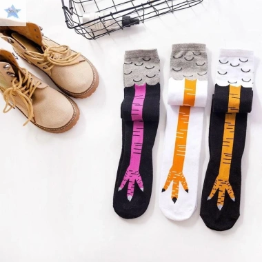 Gjcute 3D Ngộ Nghĩnh Chân Gà Đầu Gối Tất Cao Đùi Gà Cá Tính - Quà Tặng VN 4 Gjcute 3D Ngộ Nghĩnh Chân Gà Đầu Gối Tất Cao Đùi Gà Cá Tính - Quà Tặng VN 4