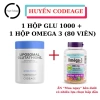 Glutathione 1.000mg Codeage 60 viên + Omega 3 Webber Natural 80 viên giảm 21tr