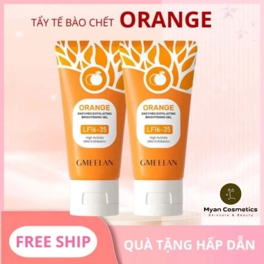 GMEELAN Gel Tẩy Tế Bào Chết Enzymes Cam 50g - Da Mặt Sáng Mịn, Giá chỉ 85.000₫