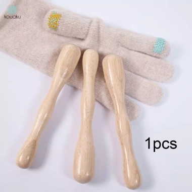 Gỗ Darning Stick Đôi Đầu - Phụ Kiện Darner Dụng Cụ May DIY 2 đầu, 5 ngón, hướng dẫn sửa chữa nhanh