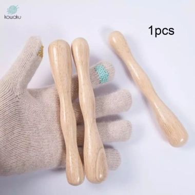 Gỗ Darning Stick Đôi Đầu - Phụ Kiện Darner Dụng Cụ May DIY 2 đầu, 5 ngón, hướng dẫn sửa chữa nhanh