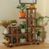 Gỗ Giá Đỡ Cây Hoa Nhiều Tầng Kệ Phòng Khách, Ban Công, Sân Tiết Kiệm Chỗ 4