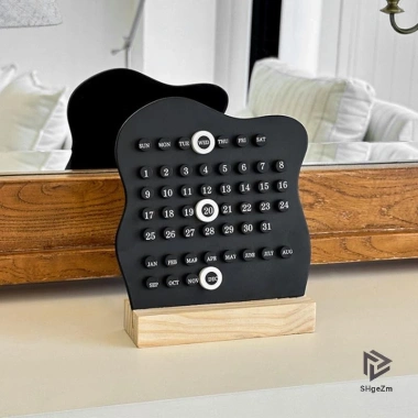 Gỗ Vạn Niên Lịch Montessori - Điều Chỉnh Tuần Tháng, Hiển Thị Ngày, Văn Phòng