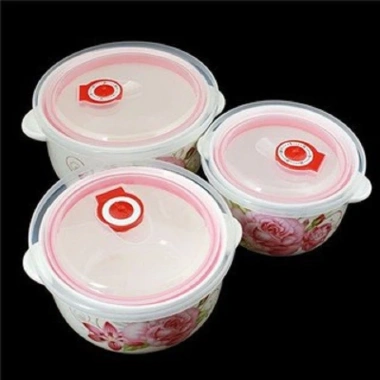 Góc Thanh Lý Bộ 3 bát sứ có tai nắp nhựa hút chân không dùng cho lò vi sóng, 79.500 VND 6 Góc Thanh Lý Bộ 3 bát sứ có tai nắp nhựa hút chân không dùng cho lò vi sóng, 79.500 VND 6