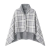 GOFIDIN Khăn choàng gia đình - Chăn lót lông cừu dày, polyester mềm, có nút, thích hợp văn phòng, du lịch - 177.552₫ 10