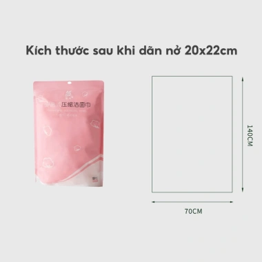 Gói 10 khăn mặt nén dạng viên kẹo YOUME dùng 1 lần - Tiện lợi cho du lịch, khách sạn, giá chỉ 8.500 VND
