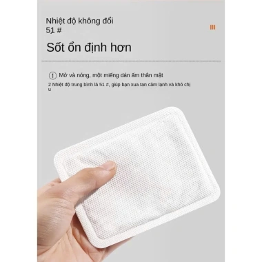 Gói 10 miếng dán nhiệt chuột túi G4 giữ ấm 16h, giá chỉ 27.000đ 5