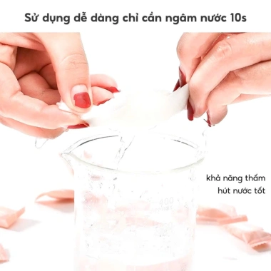 Gói 100 viên Khăn giấy nén dùng 1 lần - Tiện lợi cho du lịch, giá chỉ 54.873₫