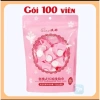 Gói 100 viên Khăn giấy nén hình viên kẹo - Tiện du lịch, tẩy trang, lau mặt 45.000đ